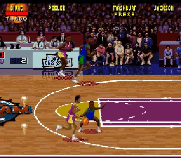 NBA Jam - Tournament Edition (USA) (Beta) screen shot game playing